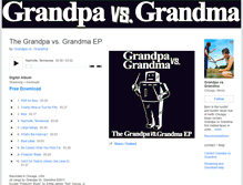Tablet Screenshot of grandpavsgrandma.com